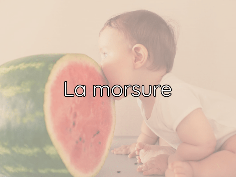 La morsure chez le jeune&nbsp;enfant