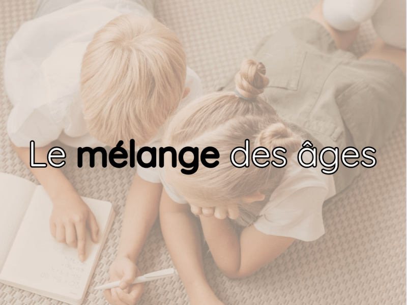 L&rsquo;importance du mélange d&rsquo;âges dans les&nbsp;apprentissages